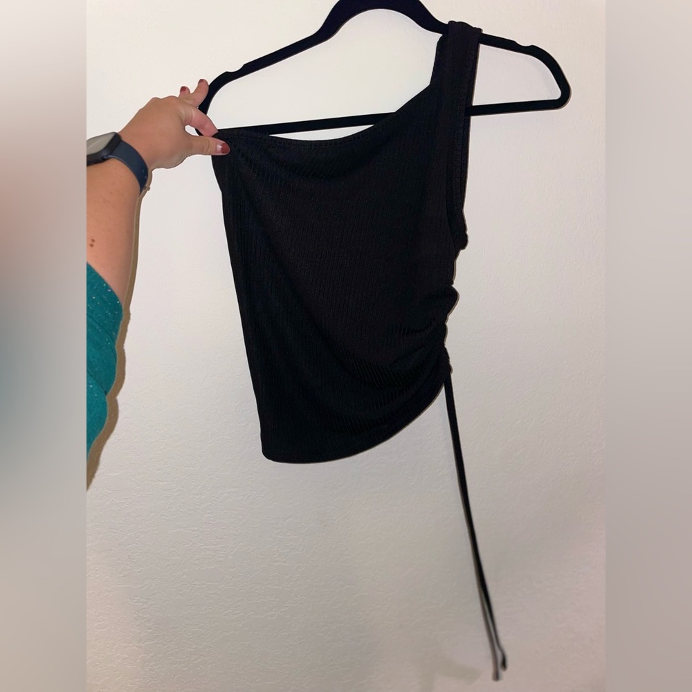 Shein Ribbed Black Tank